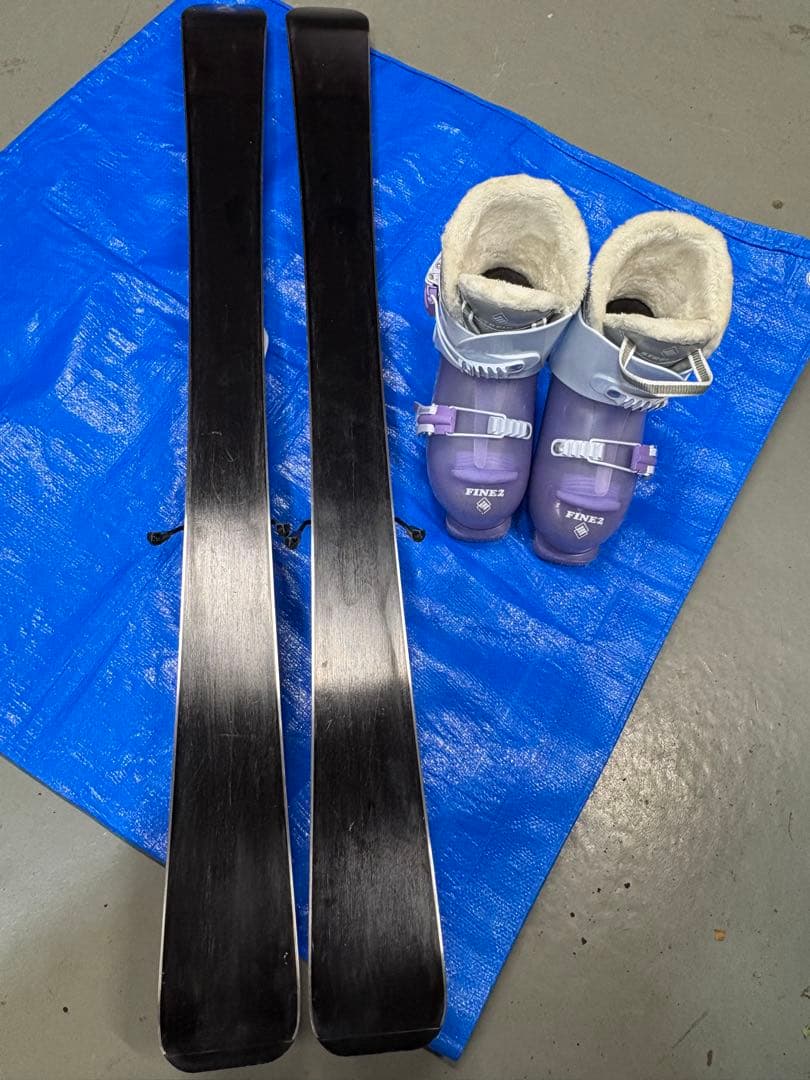 子供用スキーセット 3点 スキー板110cm 靴21cm又は20cm