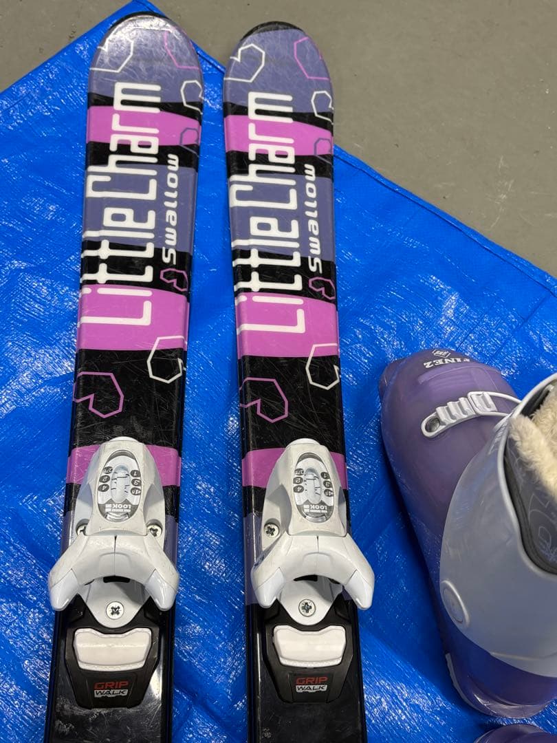 子供用スキーセット 3点 スキー板110cm 靴21cm又は20cm