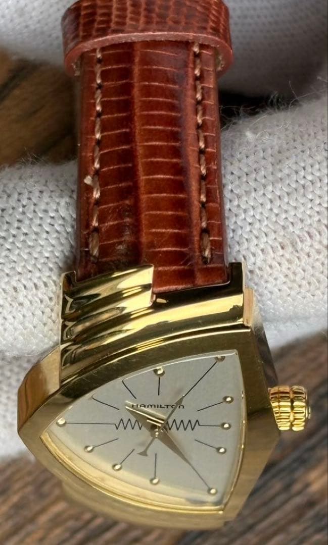 ジャンク Hamilton ハミルトン ベンチュラ ゴールド 6334