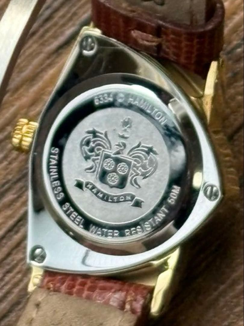 ジャンク Hamilton ハミルトン ベンチュラ ゴールド 6334