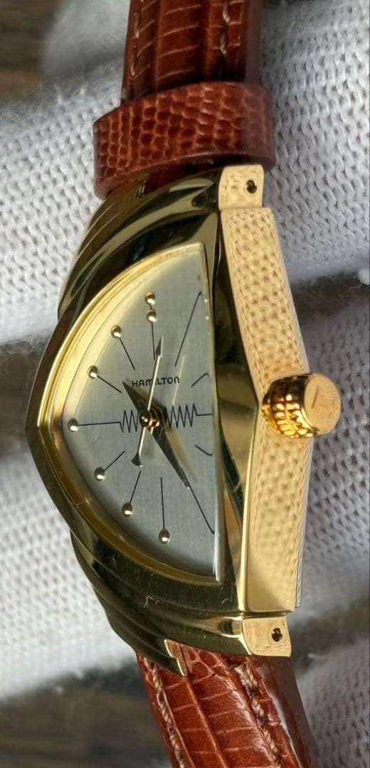 ジャンク Hamilton ハミルトン ベンチュラ ゴールド 6334
