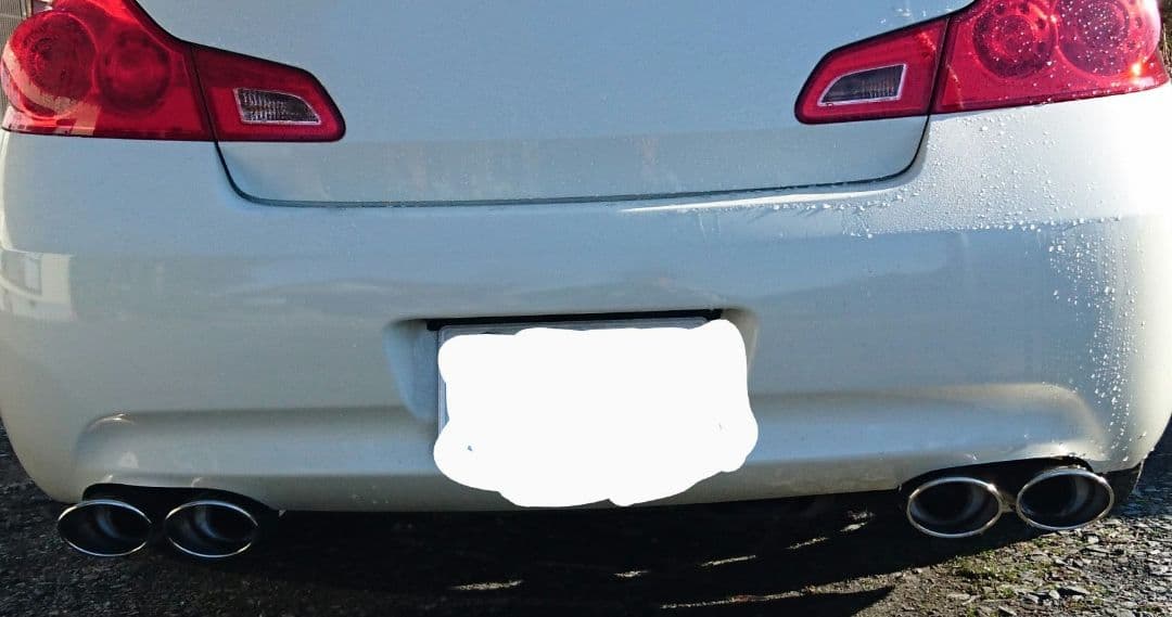 V36スカイライン　WALDマフラー