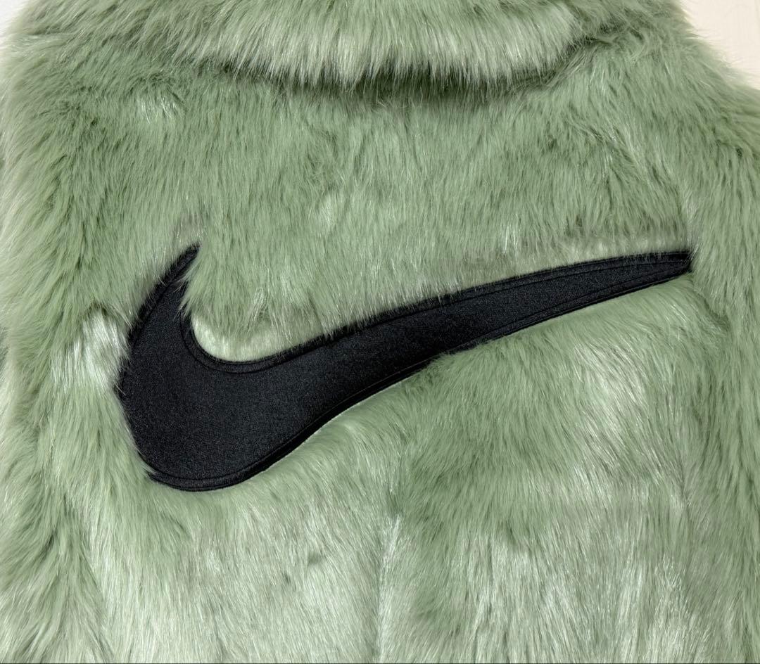 美品正規NIKE×AMBUSH Faux Fur Coat Jacket