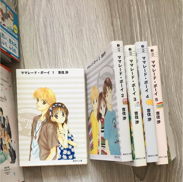 アオハライド全巻、ストロボエッジ全巻、ママレード・ボーイ全巻、リトル2巻