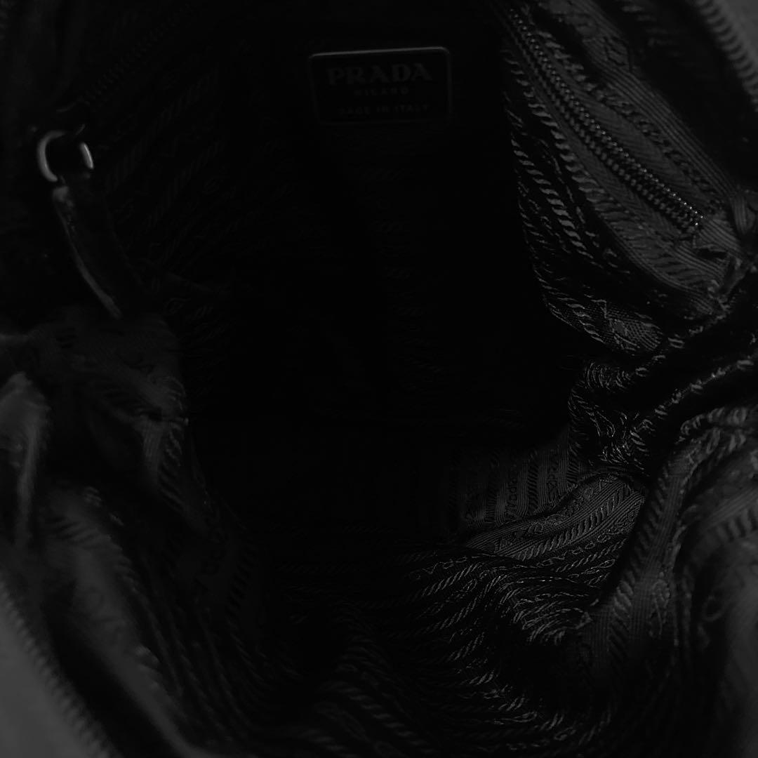 良品　PRADA プラダ　ショルダーバッグ　トートバッグ　ブラック　黒　ナイロン