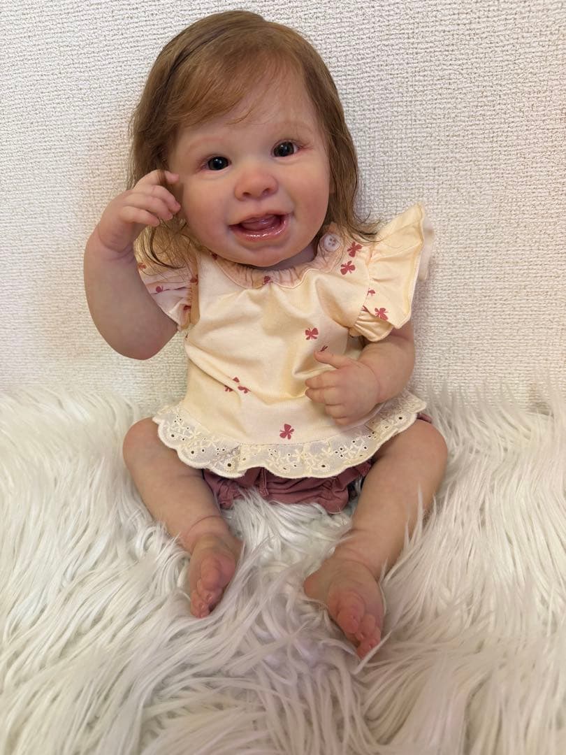 【リボーンドール】笑顔が可愛いリボーンドールベビー