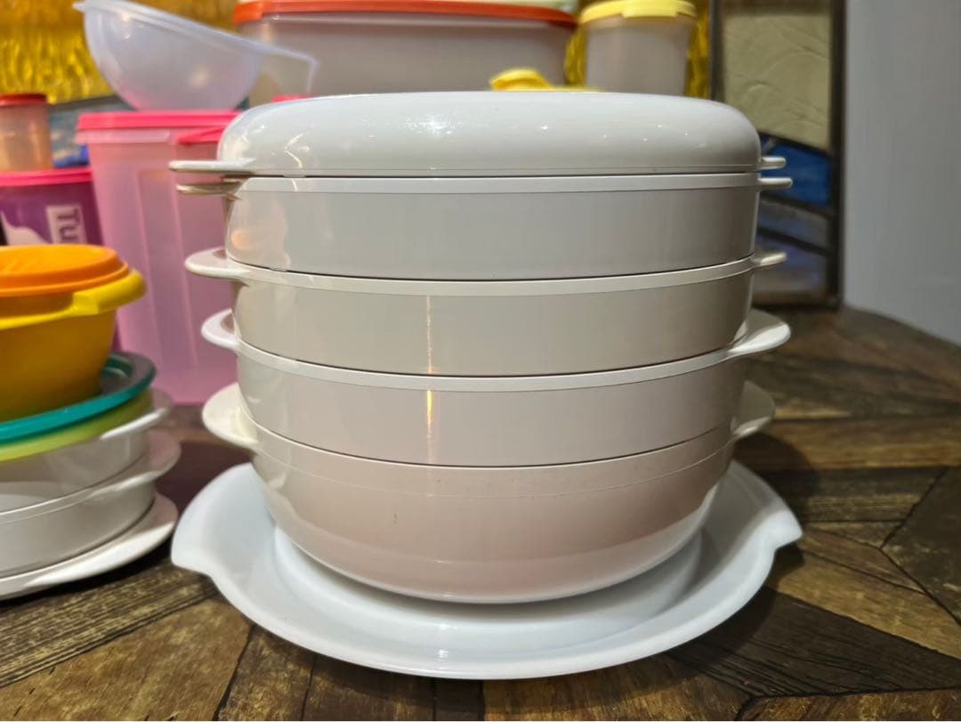 タッパーウェア 大量 セット 昭和レトロ 当時物 まとめ売り キッチン 保存容器