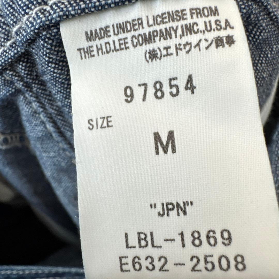 Lee デニム サロペットスカート ミモレ丈　マキシ丈M