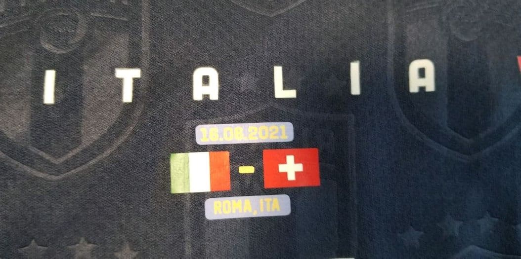 サッカー、イタリア代表、ゴールキーパーユニフォーム、選手支給品、EURO2020