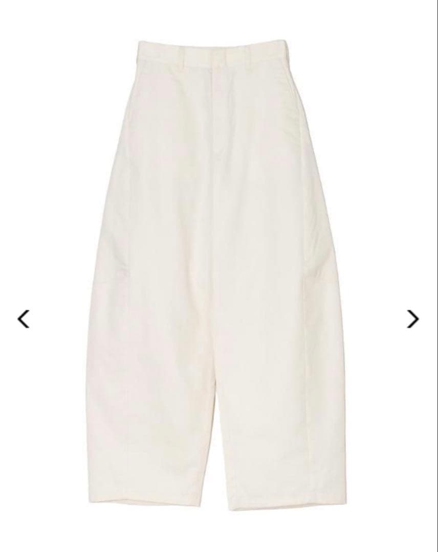 HYKE 25SS BARREL LEG TROUSERS　バレルレッグパンツ