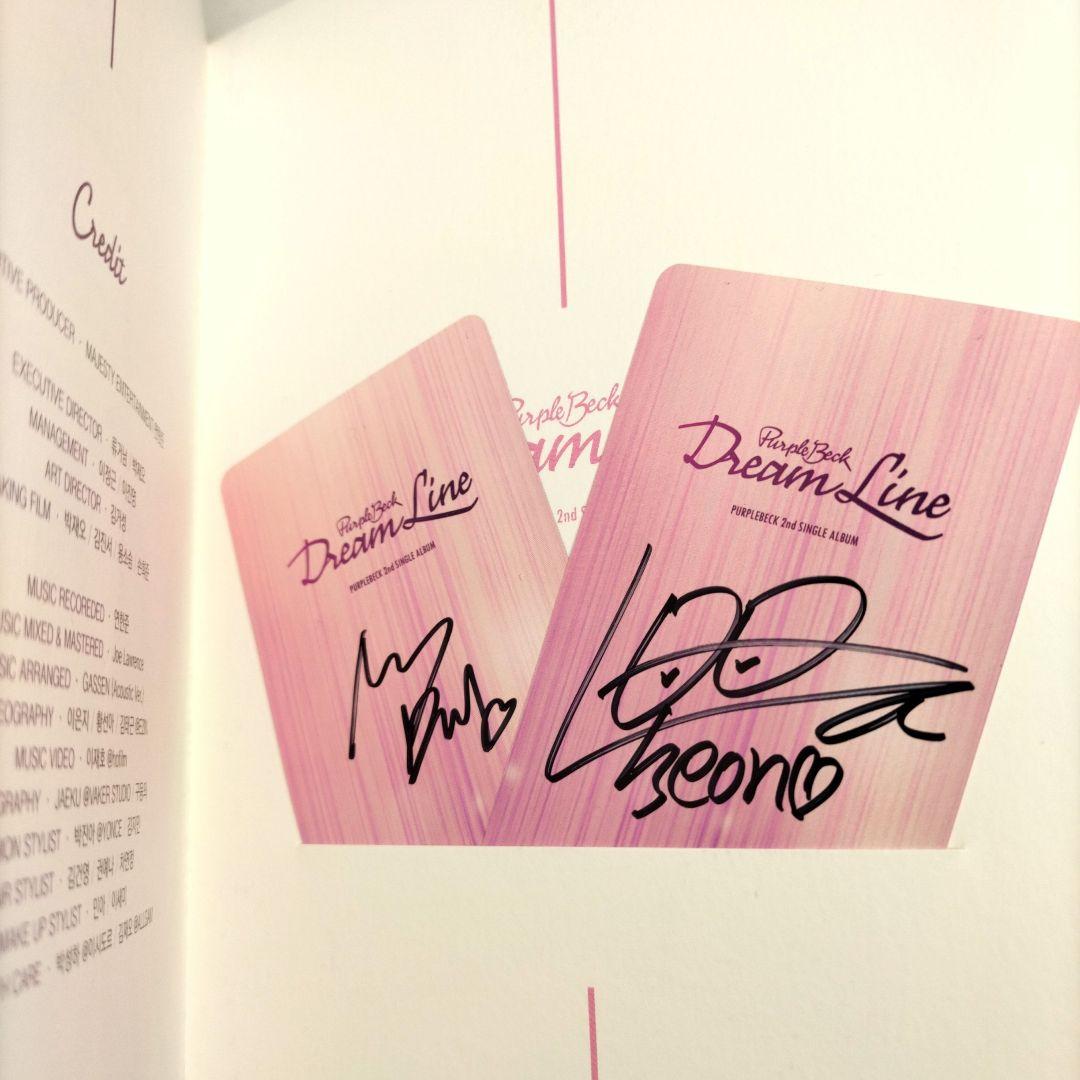 パープルベック⭐メンバー5人全員&トレカ直筆本人サイン2枚⭐PURPLEBECK