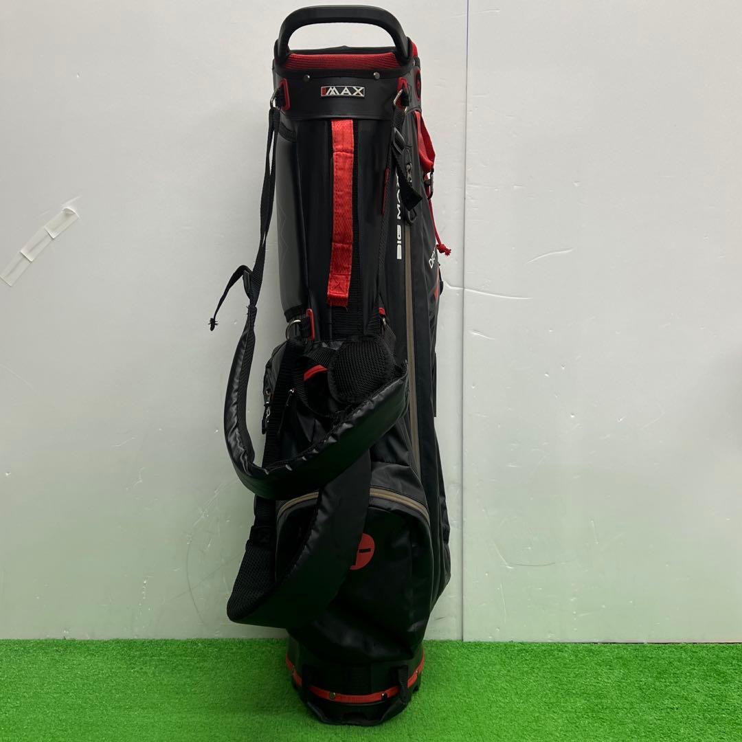 ビッグマックス　BIG MAX キャディーバック　8インチ ブラック　メンズ
