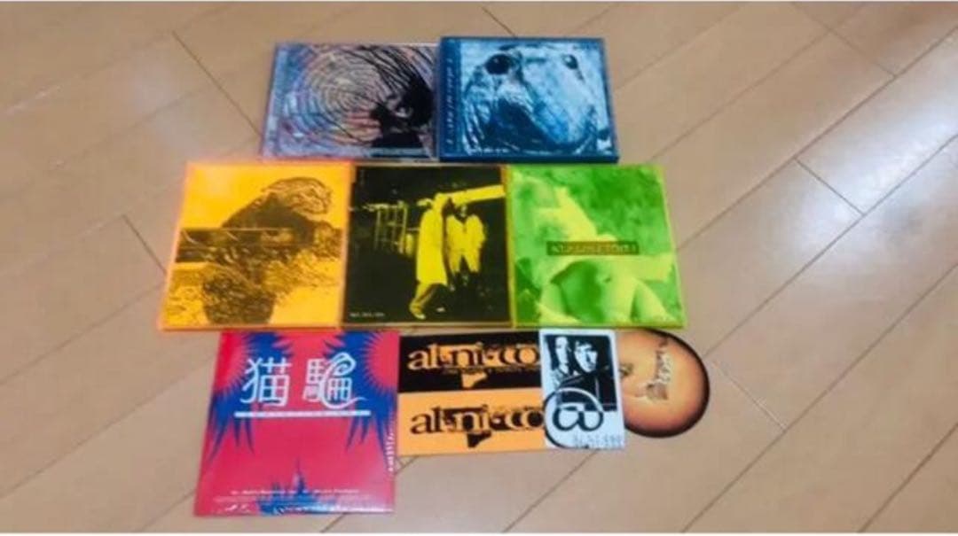 最終値下げ！上杉昇　防空壕サイン入りCD、アルニコ、猫騙ステッカー