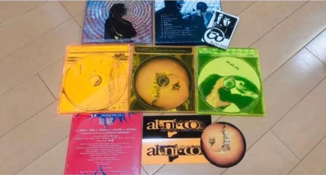 最終値下げ！上杉昇　防空壕サイン入りCD、アルニコ、猫騙ステッカー