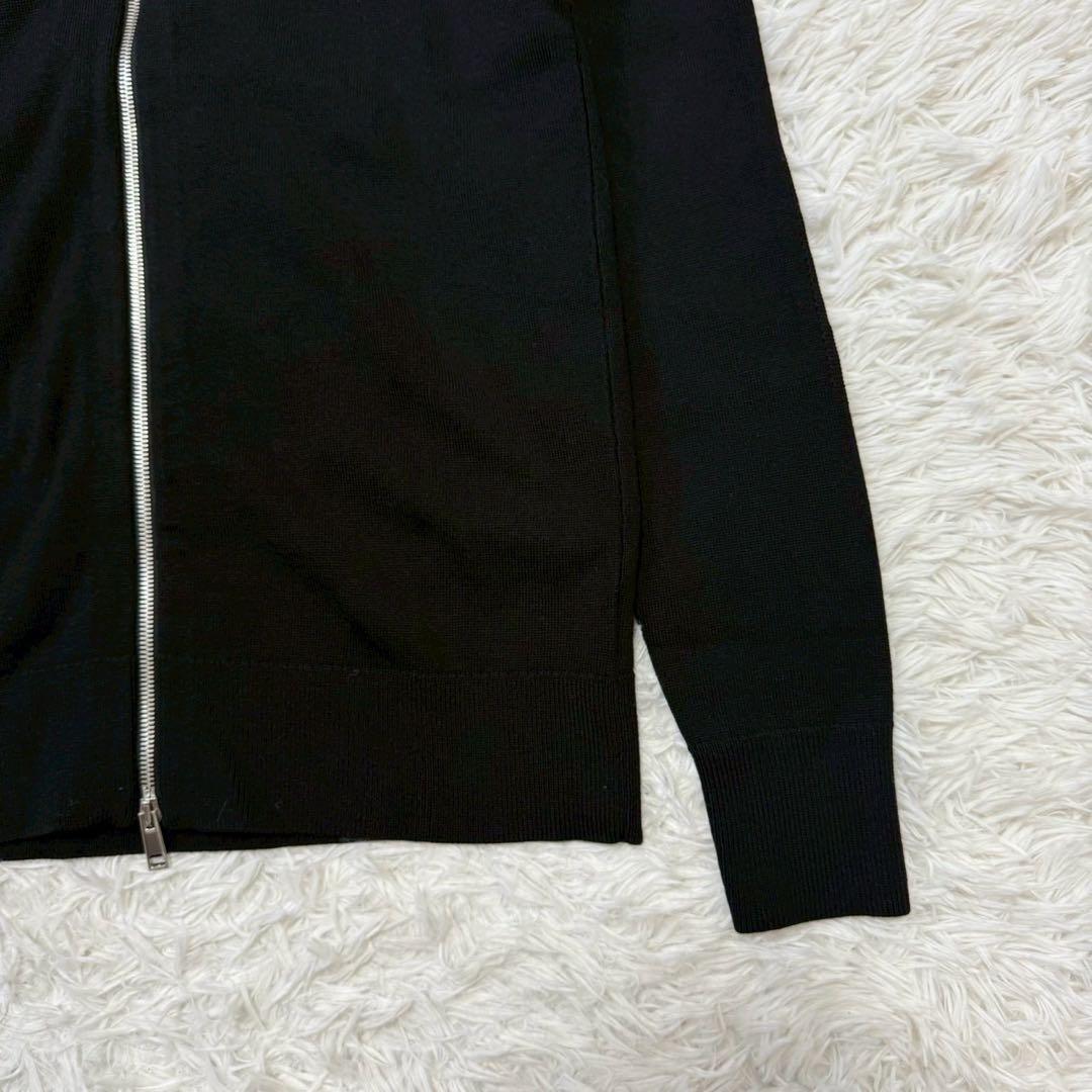 ✨極美品✨セオリー ドライバーズニット SERGEANT ダブルジップ ブラック