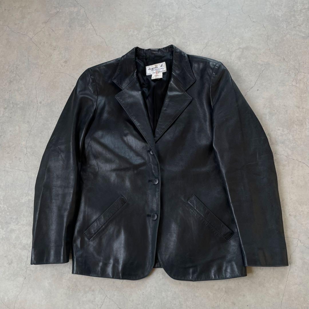 agnes b. SPECIAL レザージャケット 羊革 フランス製