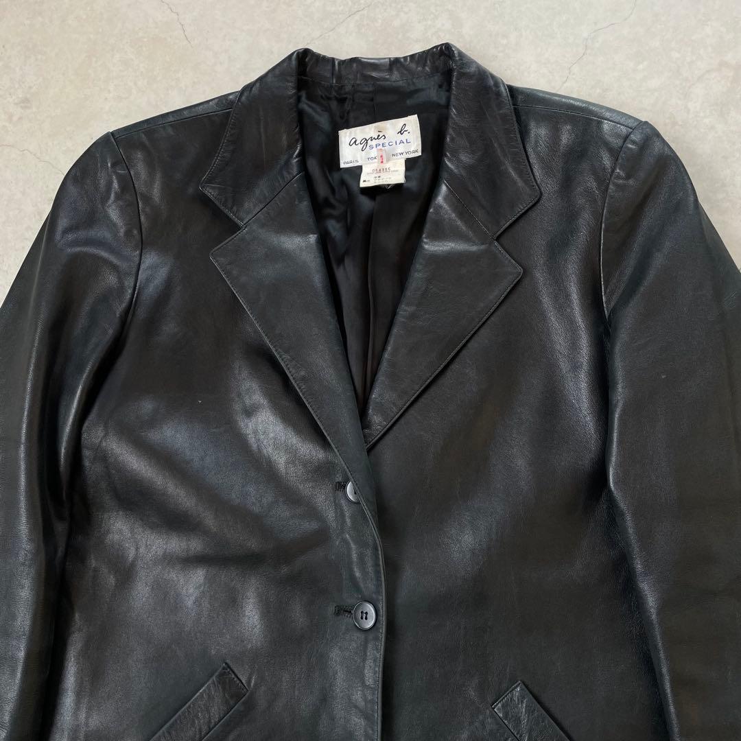 agnes b. SPECIAL レザージャケット 羊革 フランス製