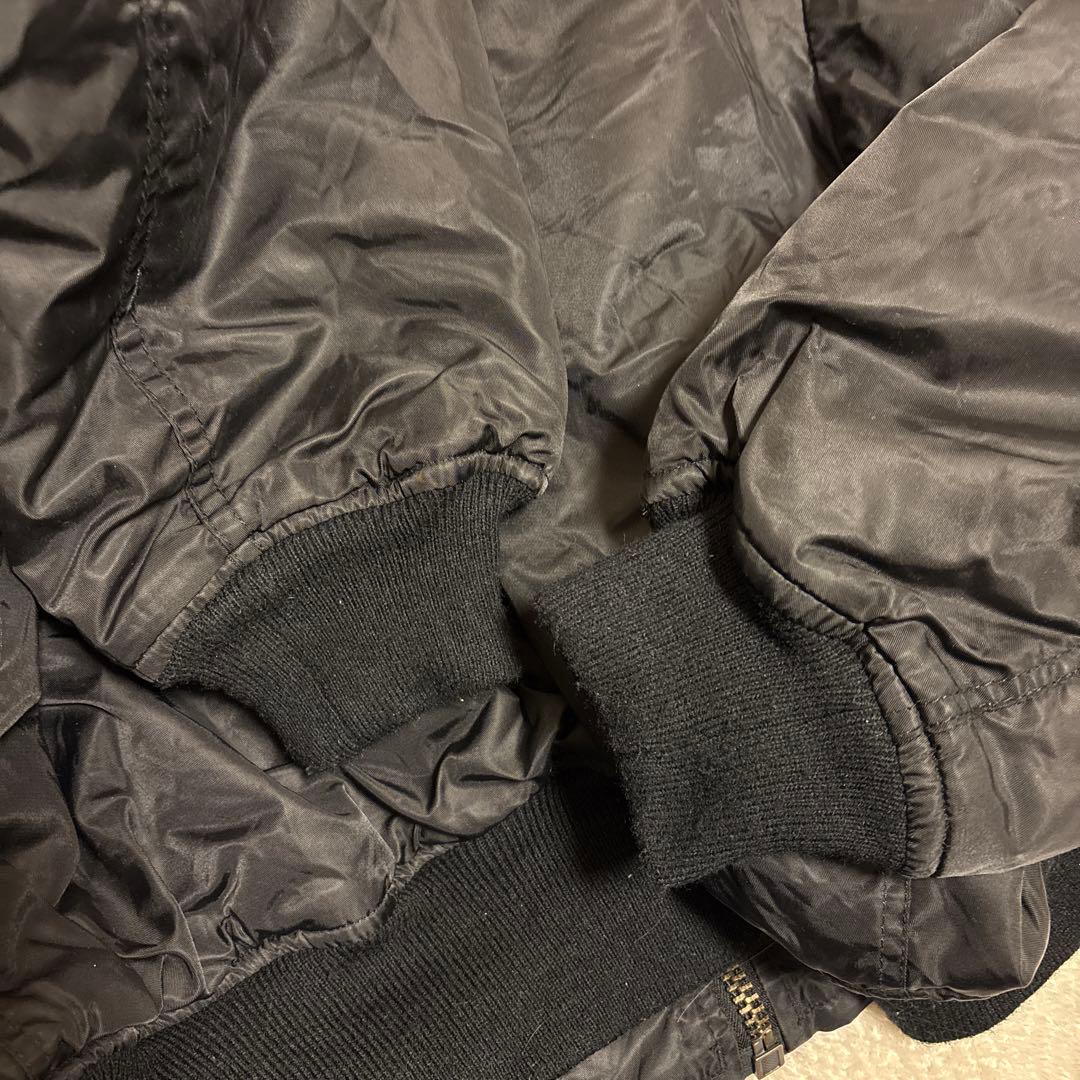 MIL-TEC リバーシブル中綿 MA-1 ブラック