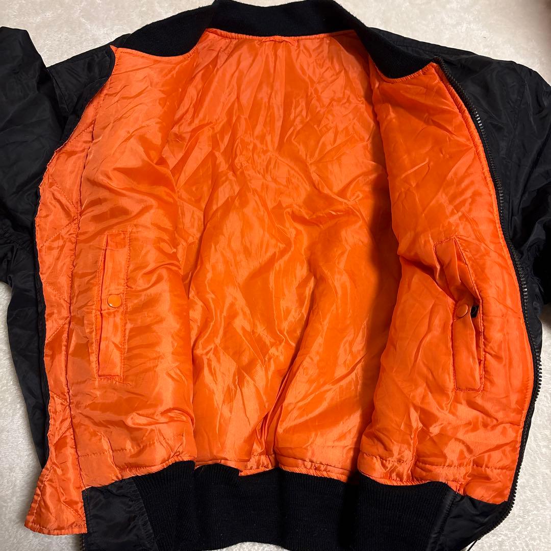 MIL-TEC リバーシブル中綿 MA-1 ブラック