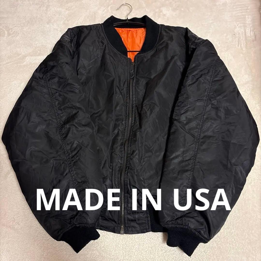 MIL-TEC リバーシブル中綿 MA-1 ブラック