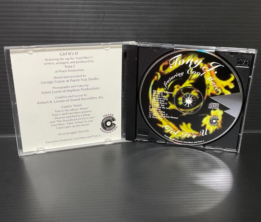 洋楽 Tony J. - Girl It's U OG