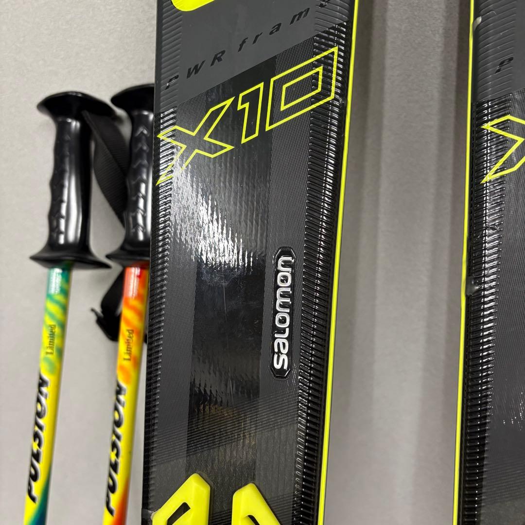サロモン Salomon X-Max X10 162cm スキー板　3点セット