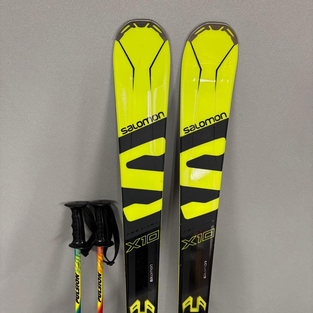 サロモン Salomon X-Max X10 162cm スキー板　3点セット