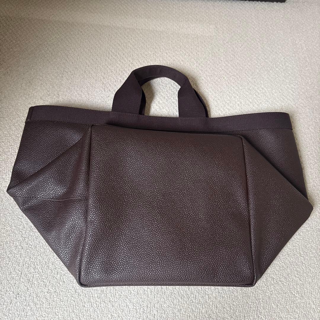 エルベシャプリエ☆725GP舟型トート美品♪人気のモカ×モカ