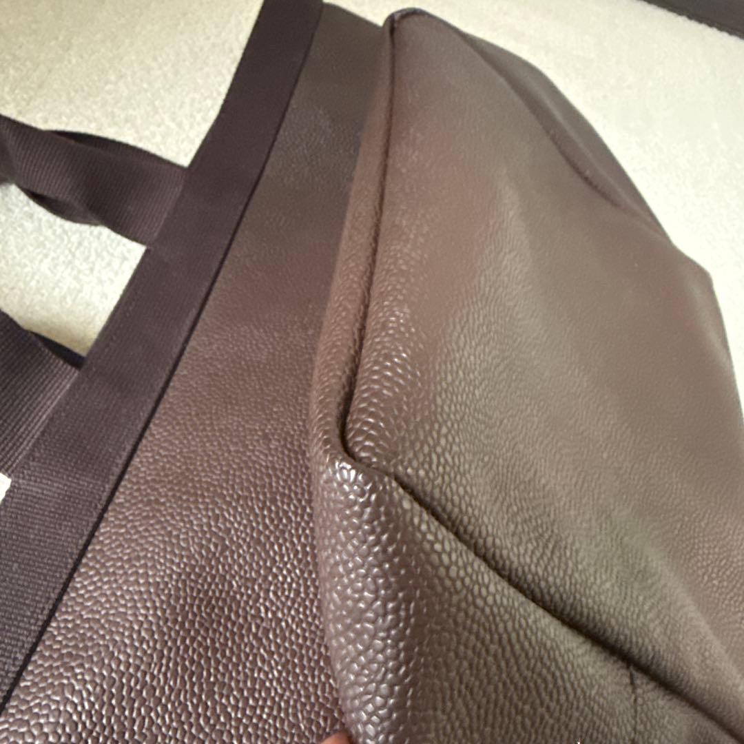 エルベシャプリエ☆725GP舟型トート美品♪人気のモカ×モカ