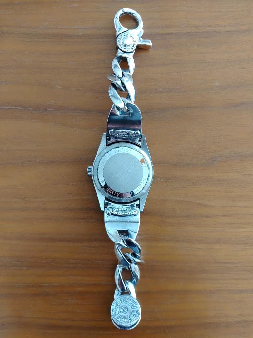 シルバーウォッチブレス時計