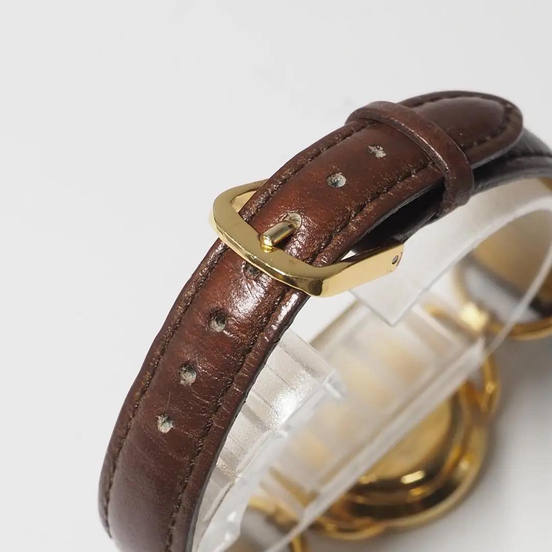 グッチ GUCCI ローマン 革ベルト ゴールド レディース 腕時計 C622