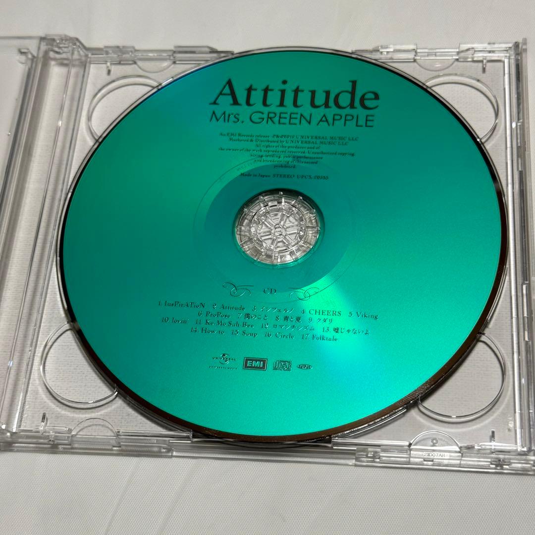 Mrs. GREEN APPLE Attitude 初回限定盤