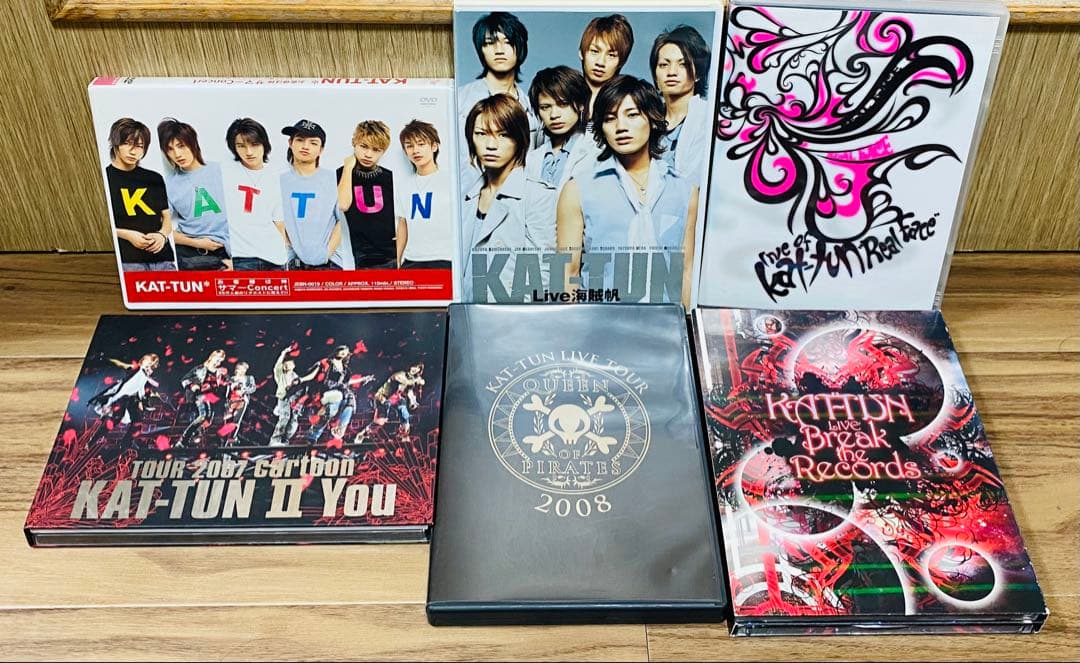 KAT-TUN 6人時代 ライブ DVD 6点セット 初回限定盤