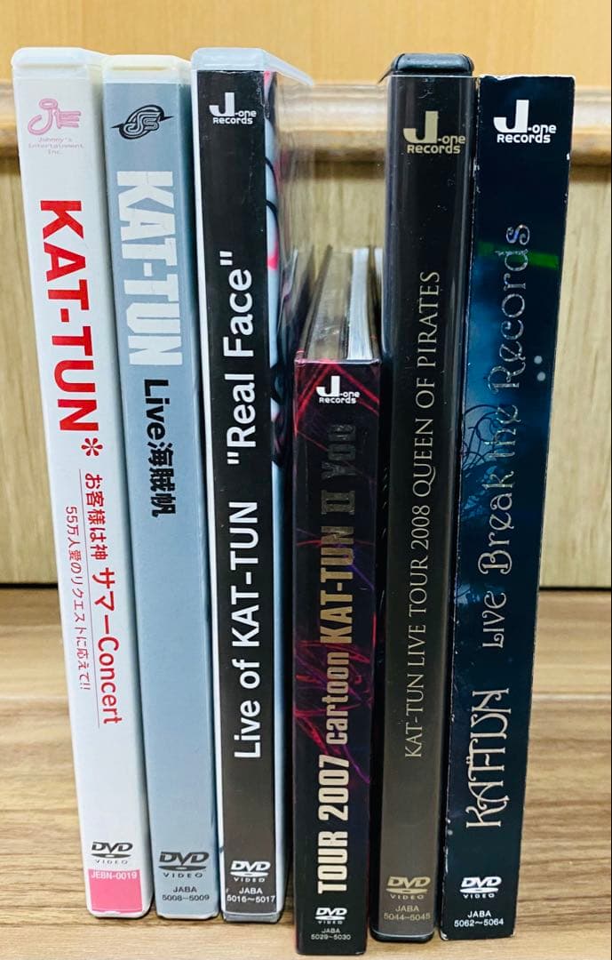 KAT-TUN 6人時代 ライブ DVD 6点セット 初回限定盤