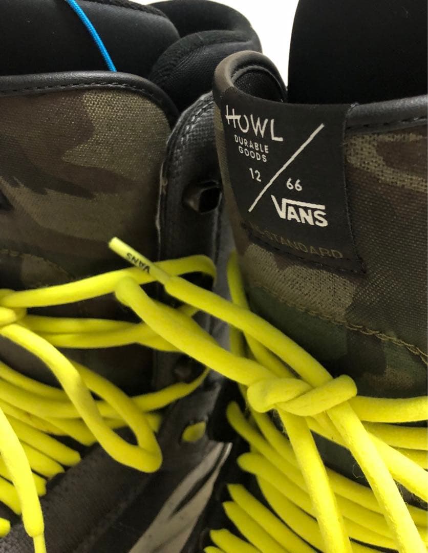 良品 VANS HI-STANDARD HOWL CAMO 迷彩 スノボ ブーツ