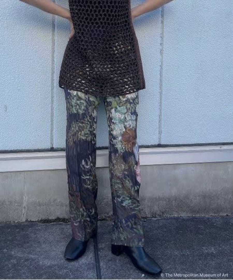 【極美品】 AMERI×THE MET FLOWER PANTS