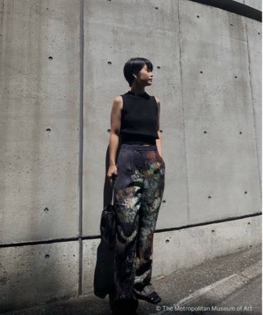【極美品】 AMERI×THE MET FLOWER PANTS
