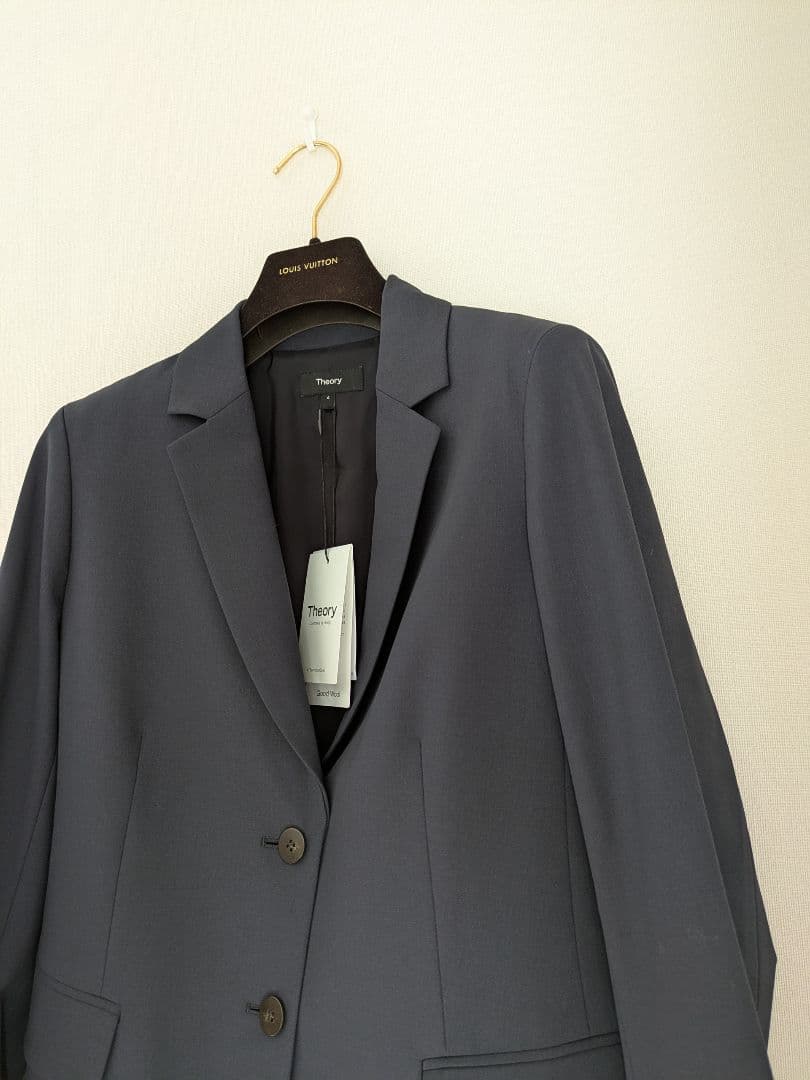 新品*定価5.5万 セオリー上質テーラードジャケット ネイビー 4