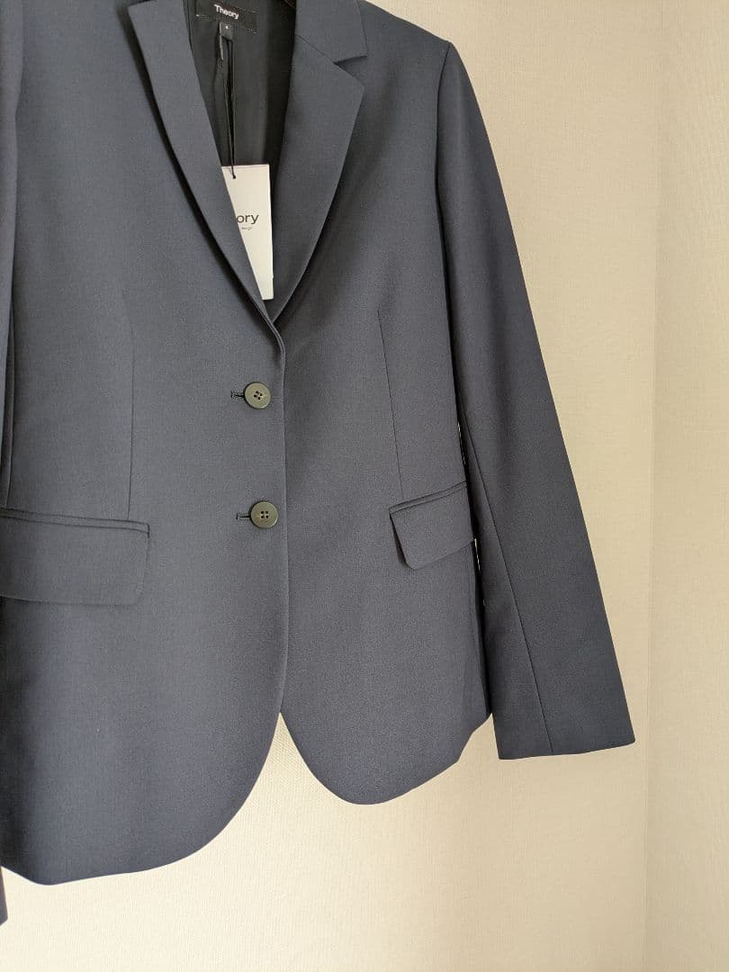 新品*定価5.5万 セオリー上質テーラードジャケット ネイビー 4