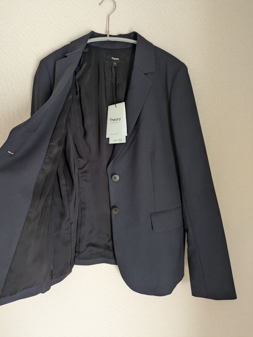 新品*定価5.5万 セオリー上質テーラードジャケット ネイビー 4