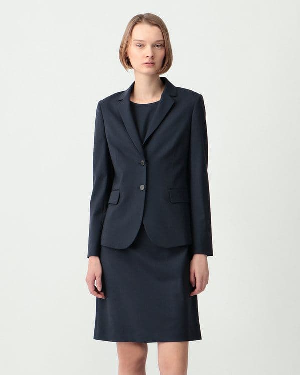 新品*定価5.5万 セオリー上質テーラードジャケット ネイビー 4