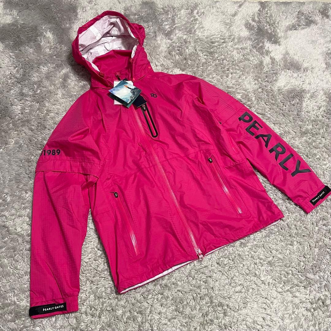 紅い靴 新品タグ付き　パーリーゲイツ AQUAX レインウェア 防水