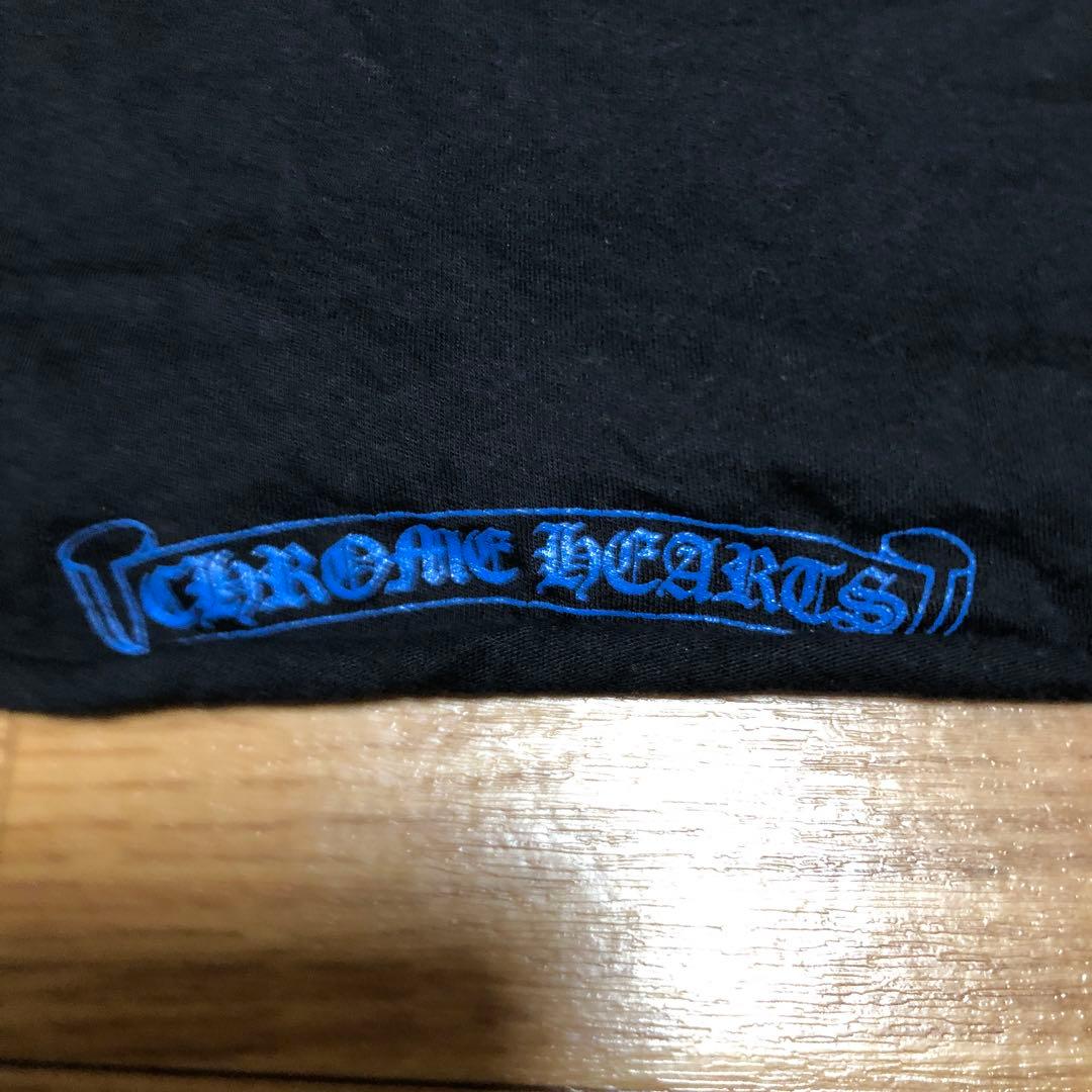 CHROME HEARTS ブーツベルトプリントブラック タンクトップ　Sサイズ
