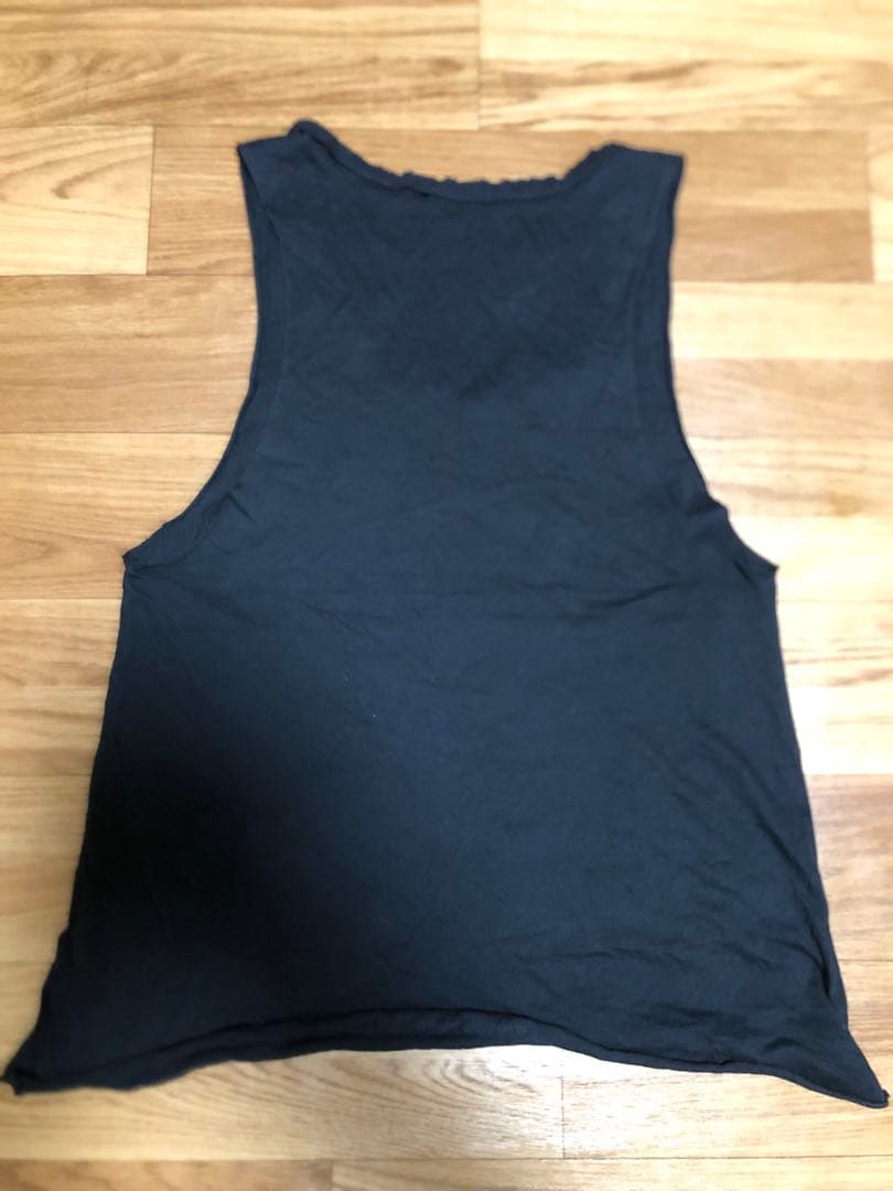 CHROME HEARTS ブーツベルトプリントブラック タンクトップ　Sサイズ