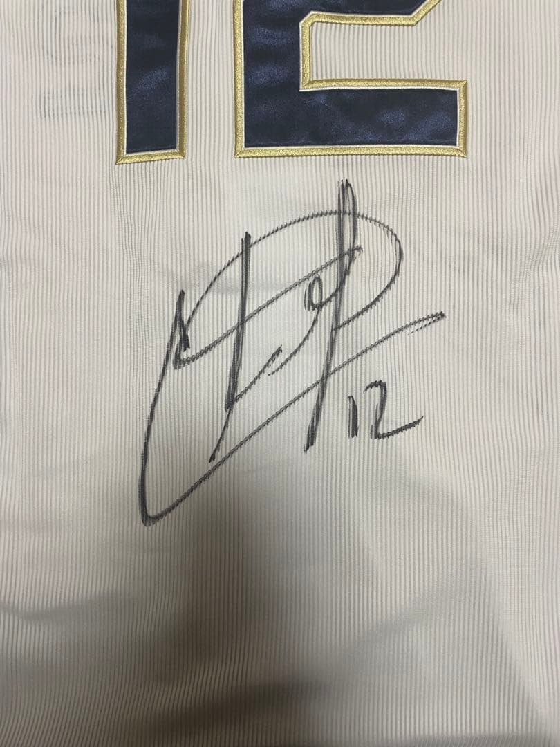 オリックス・バファローズ クリス マレーロ サイン ユニフォーム