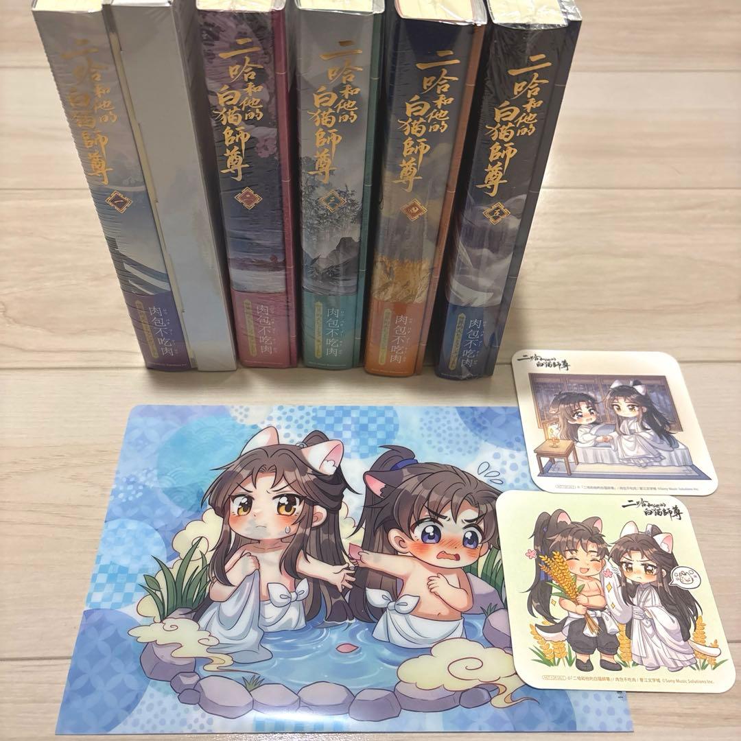 二哈和他的白猫師尊 日本語 小説 1~5巻 まとめ売り