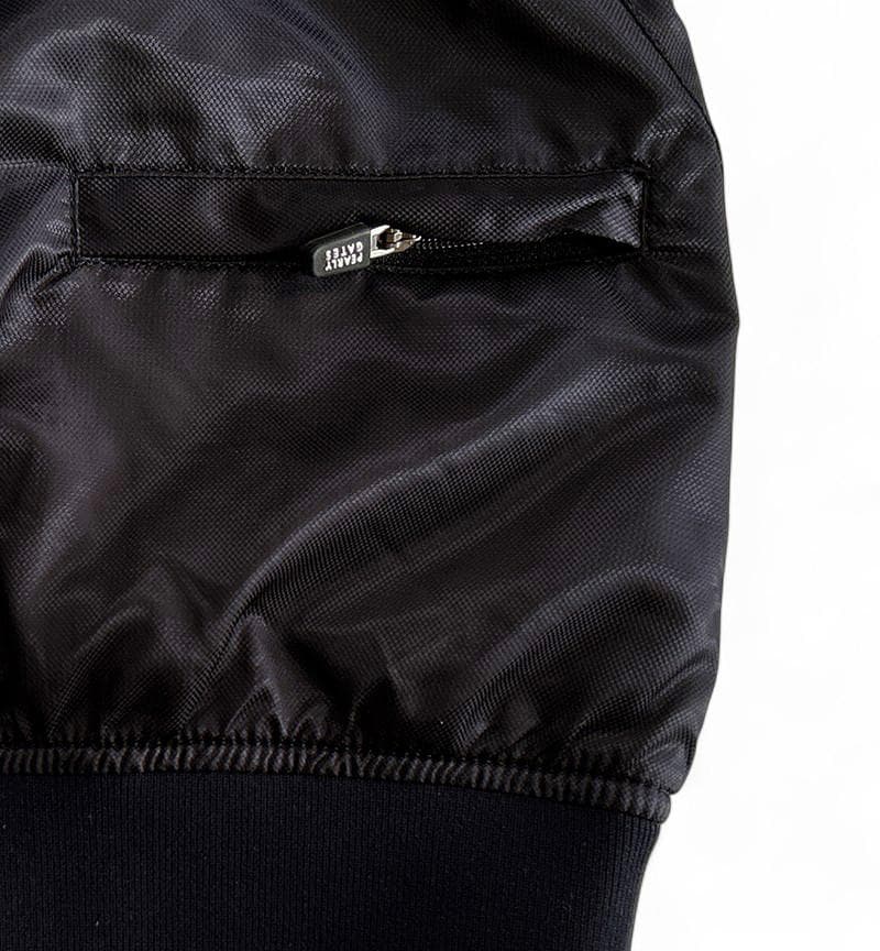 未使用級パーリーゲイツ 蓄熱フィルム裏地 ダブルジップスニードジャケット紺