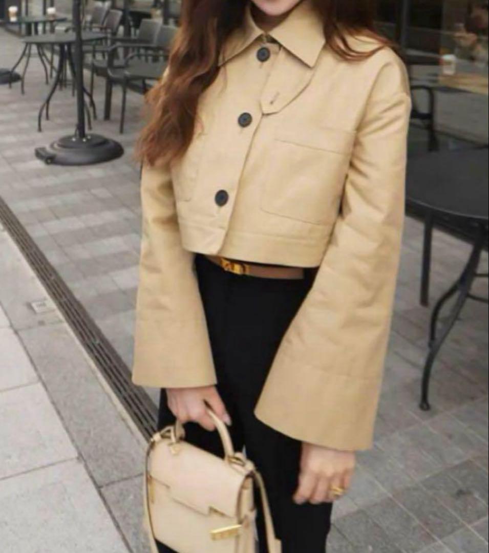 限定お値下げ中HYEON 2waytrench coat / beige正規品