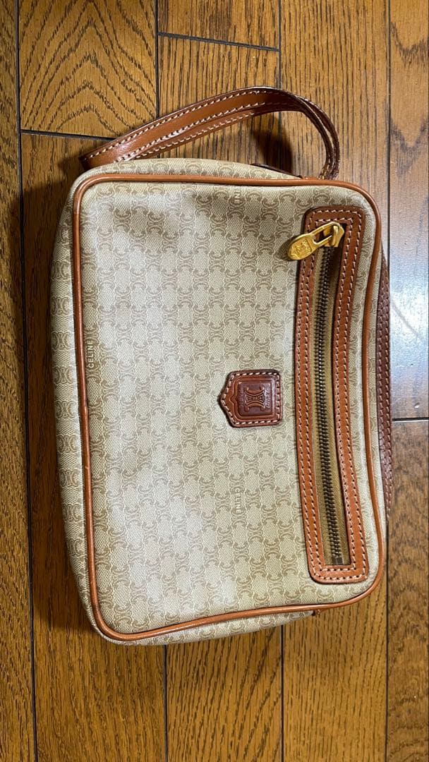 CELINE セリーヌ マカダム柄 セカンドバッグ クラッチバッグ