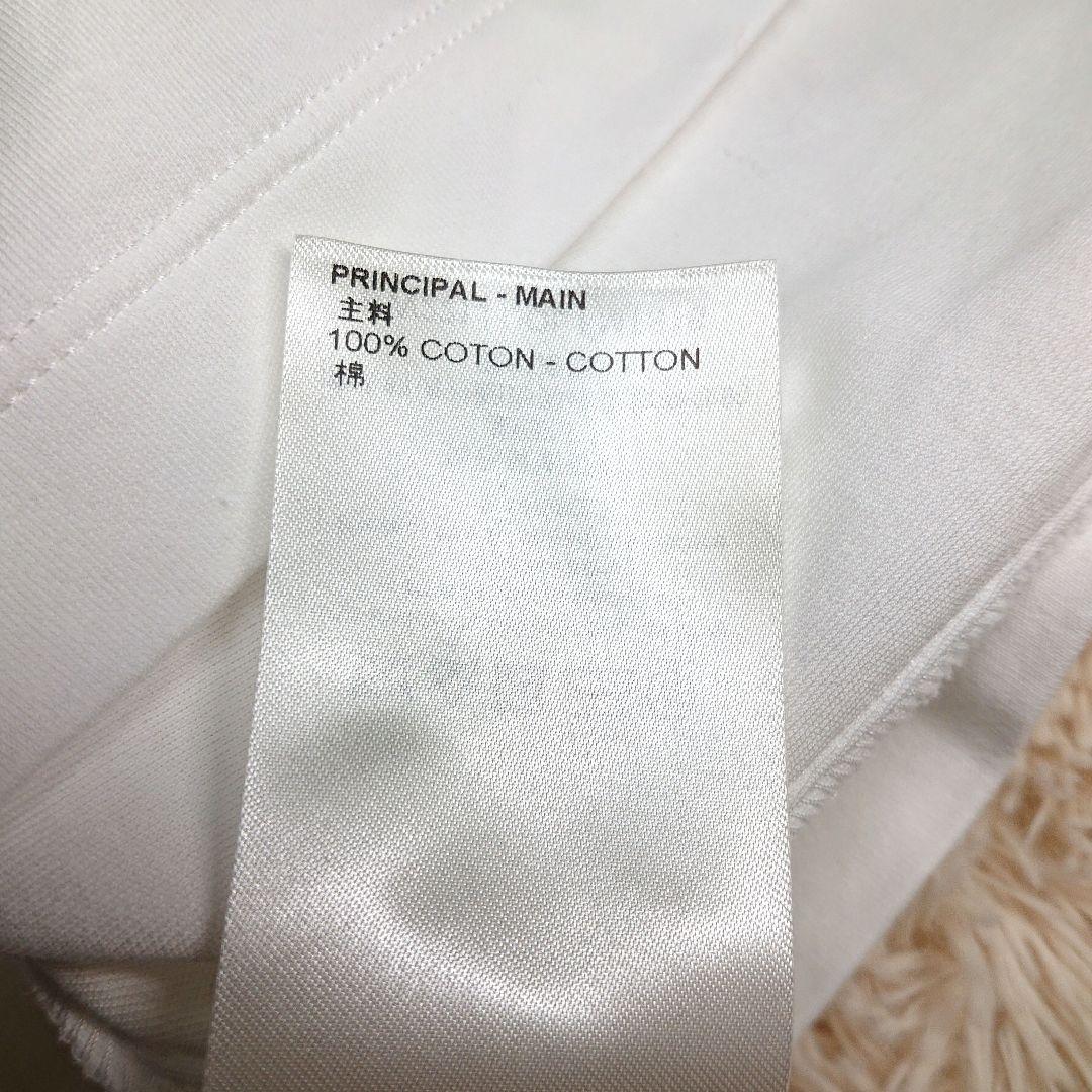 ヴィトン Tシャツ デニム モノグラム チェーン 白 XS